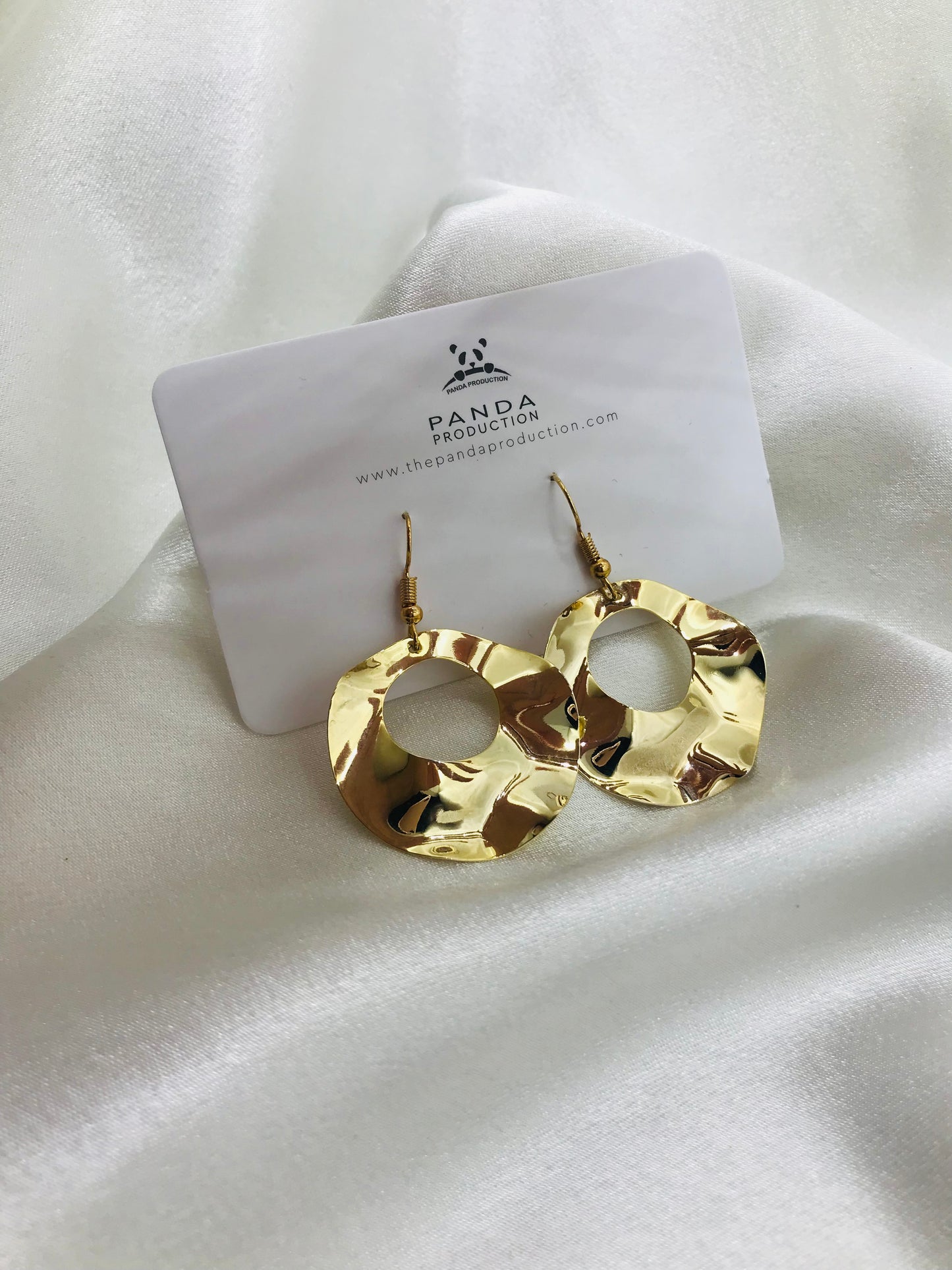 Modern Circle Metal Earrings