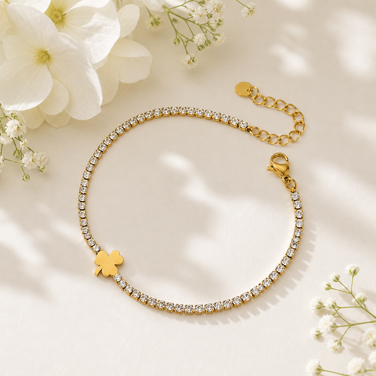 Clover Tennis Bracelet