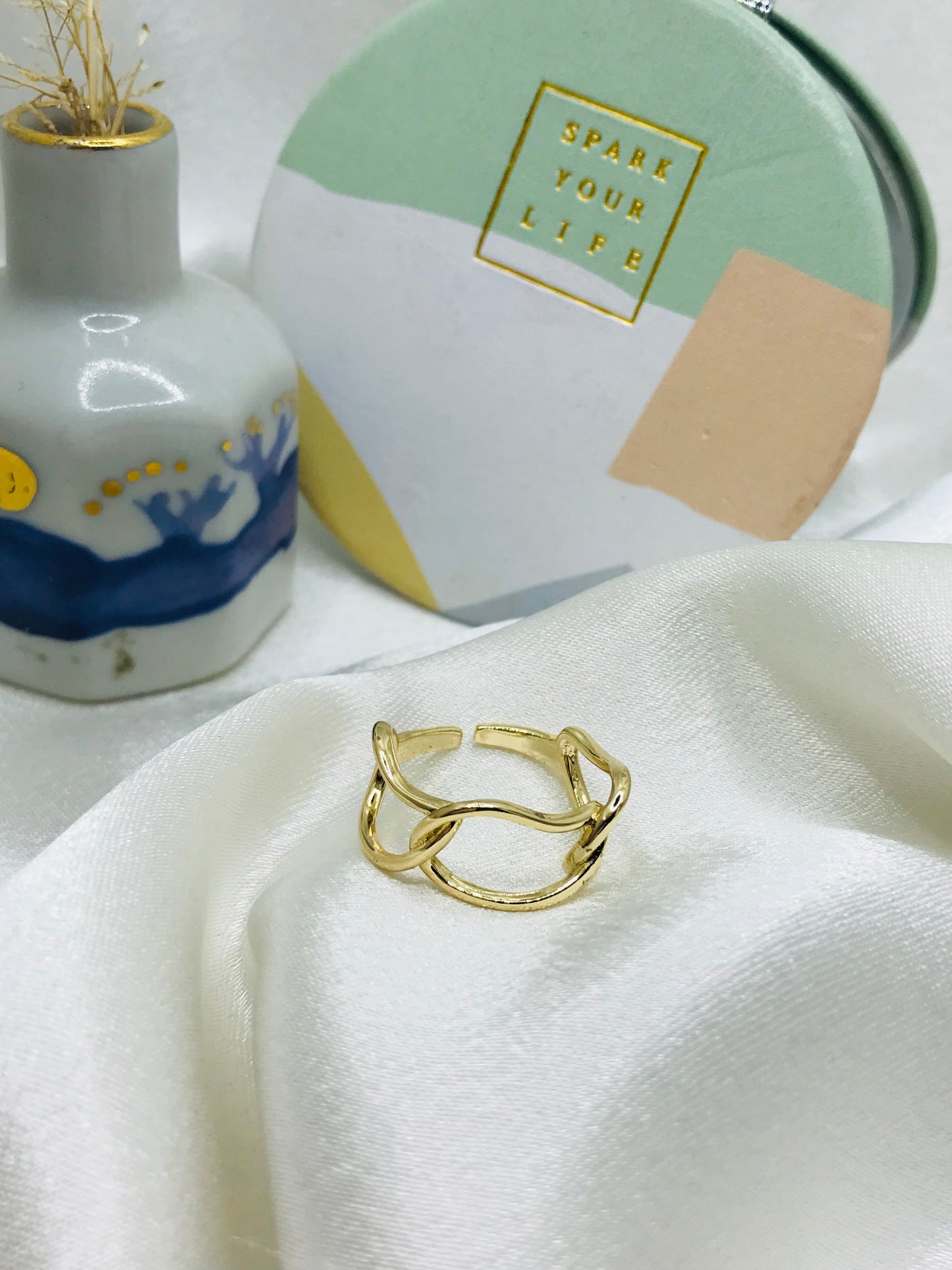 Intertwined Gold Ring