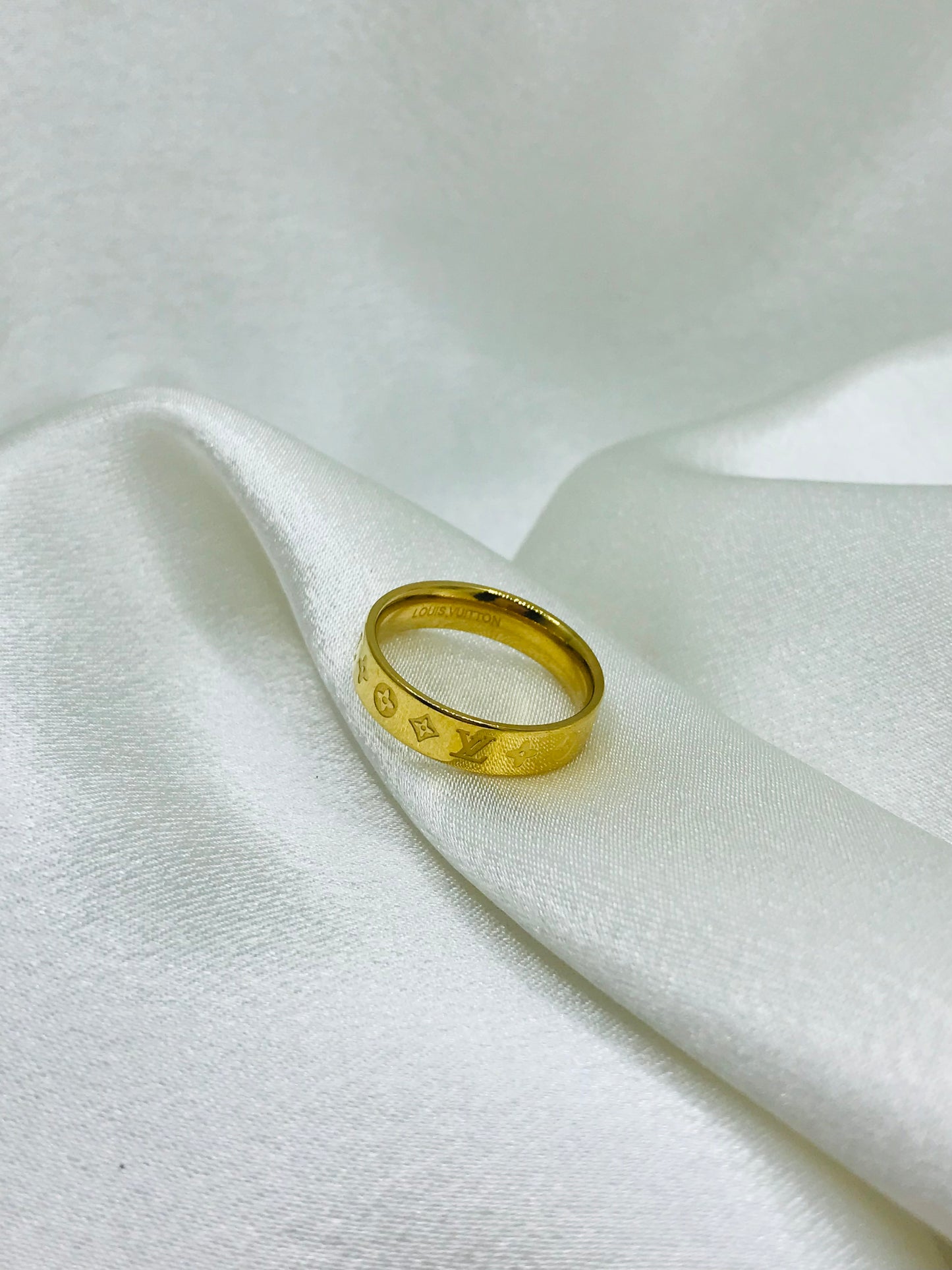 Louis Vuitton Inspired Gold Ring
