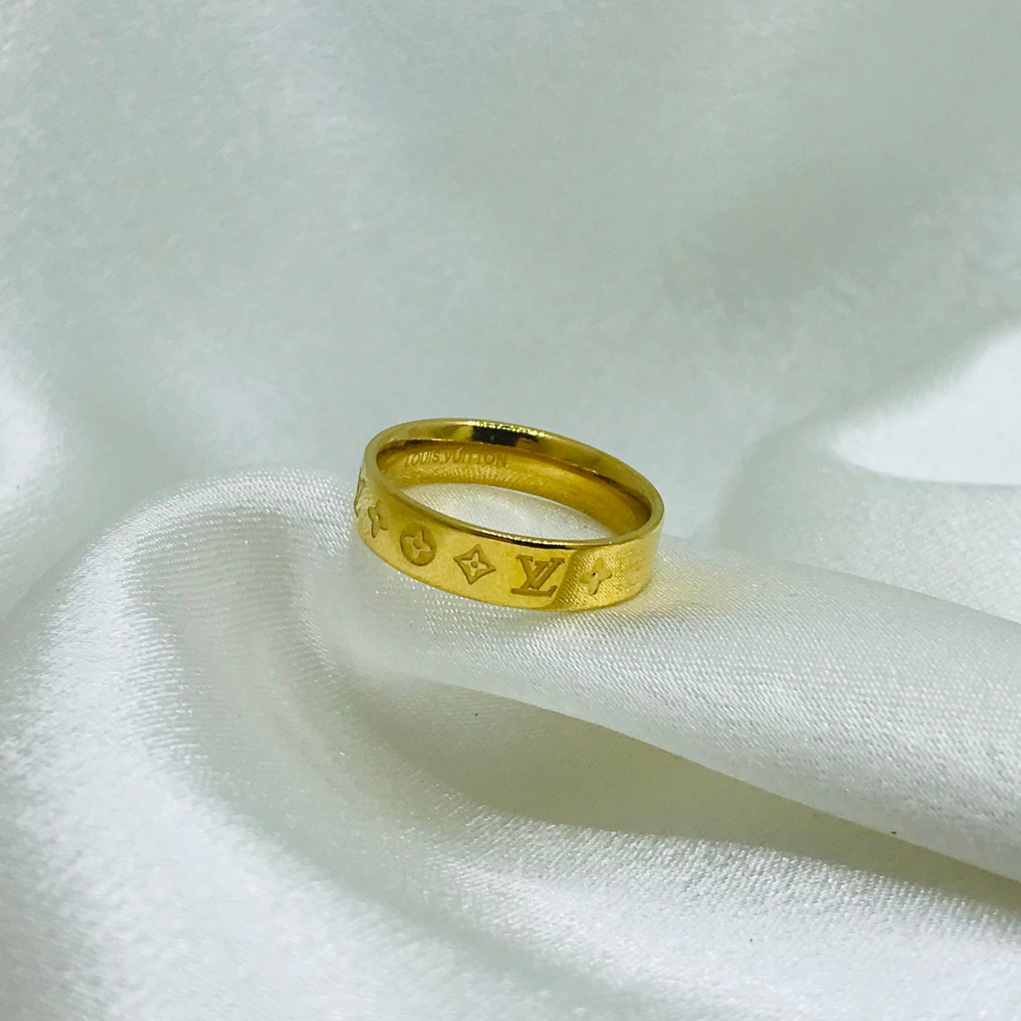 Louis Vuitton Inspired Gold Ring