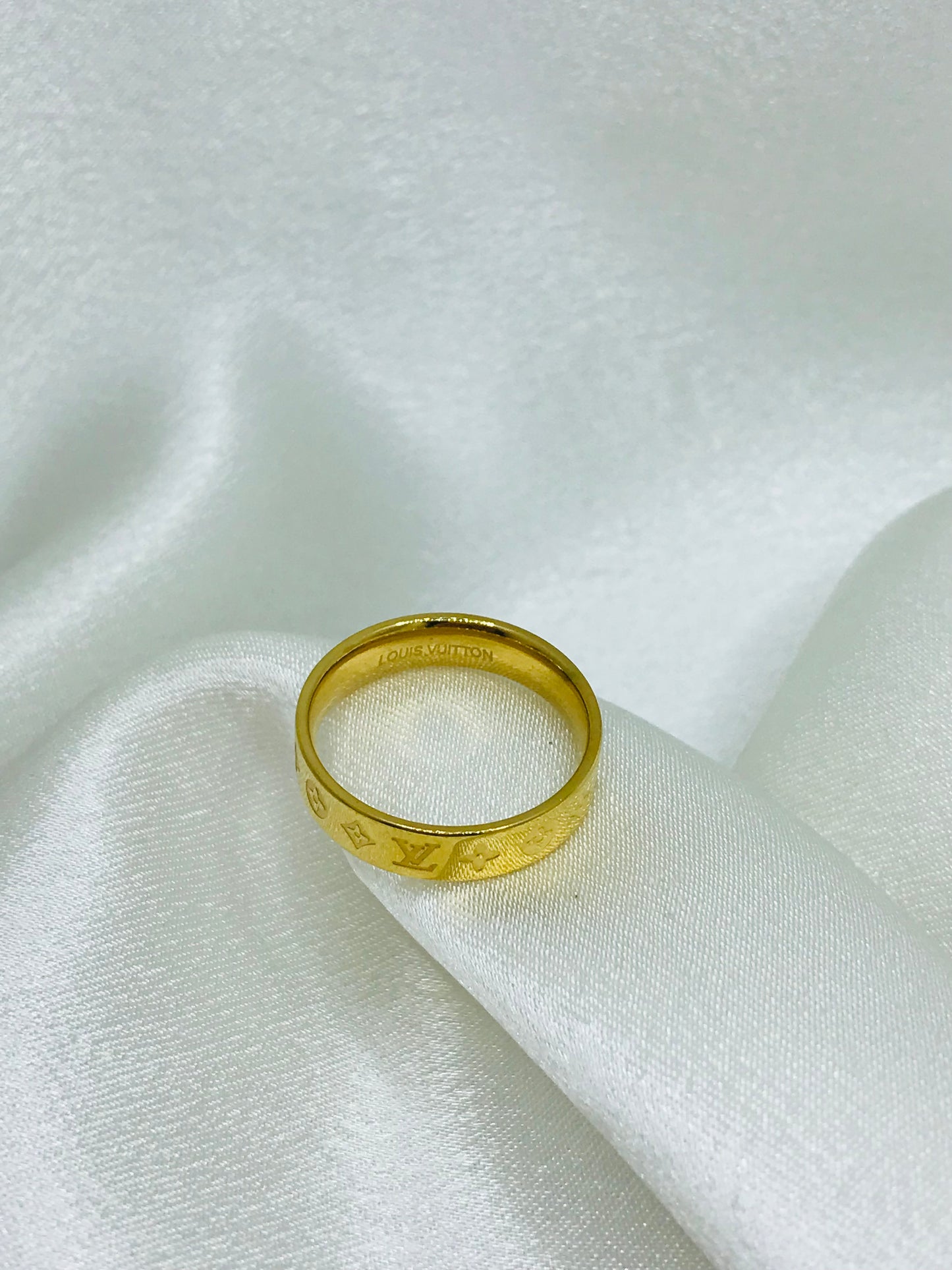 Louis Vuitton Inspired Gold Ring