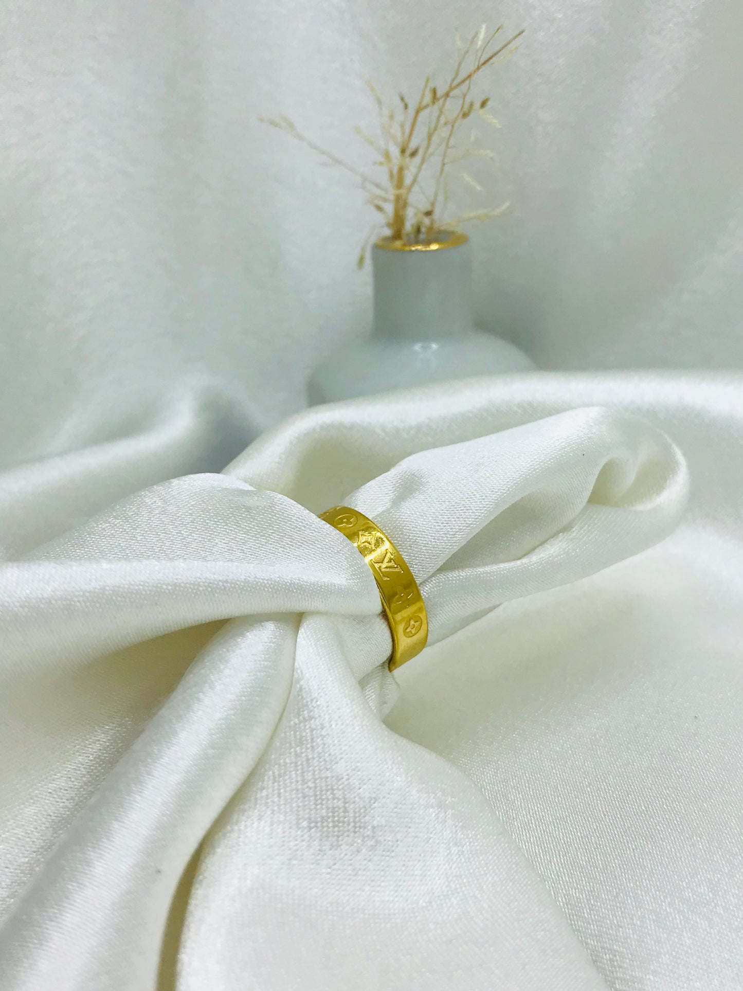Louis Vuitton Inspired Gold Ring