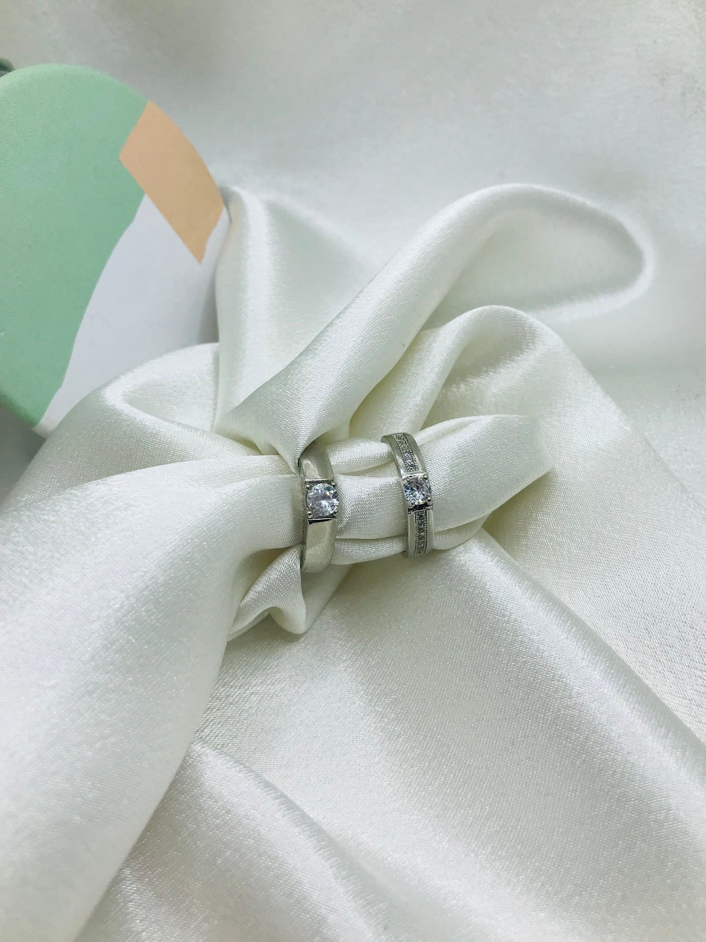 Matching Silver Ring Set