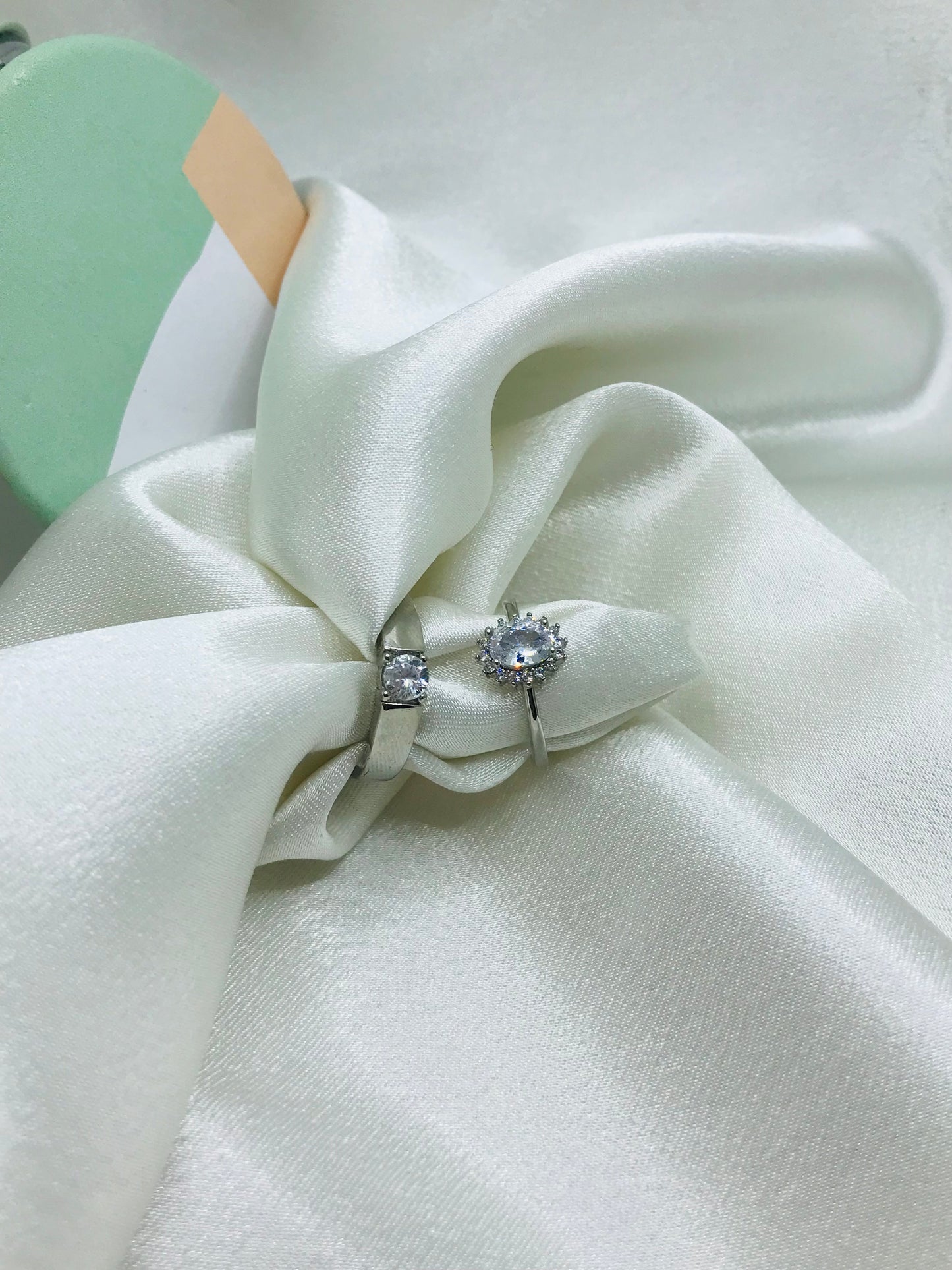 Matching Silver Ring Set