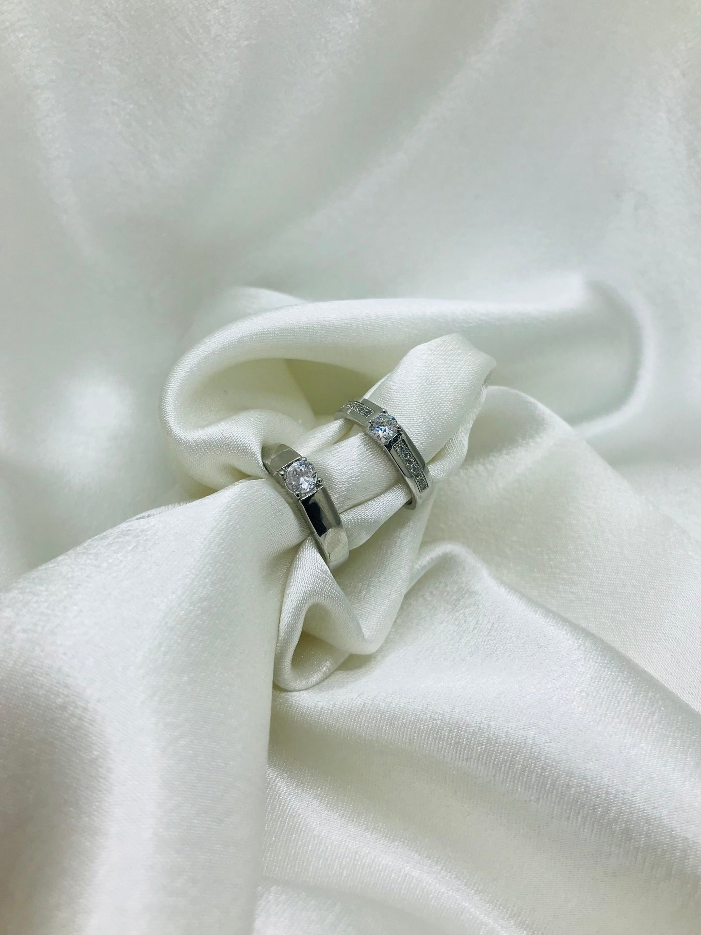 Matching Silver Ring Set
