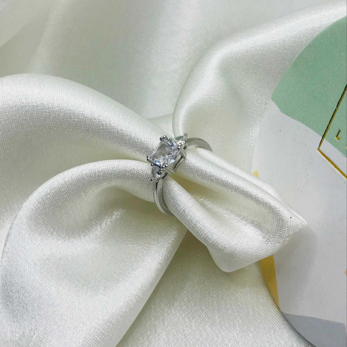 Pear-Shaped Gemstone Ring