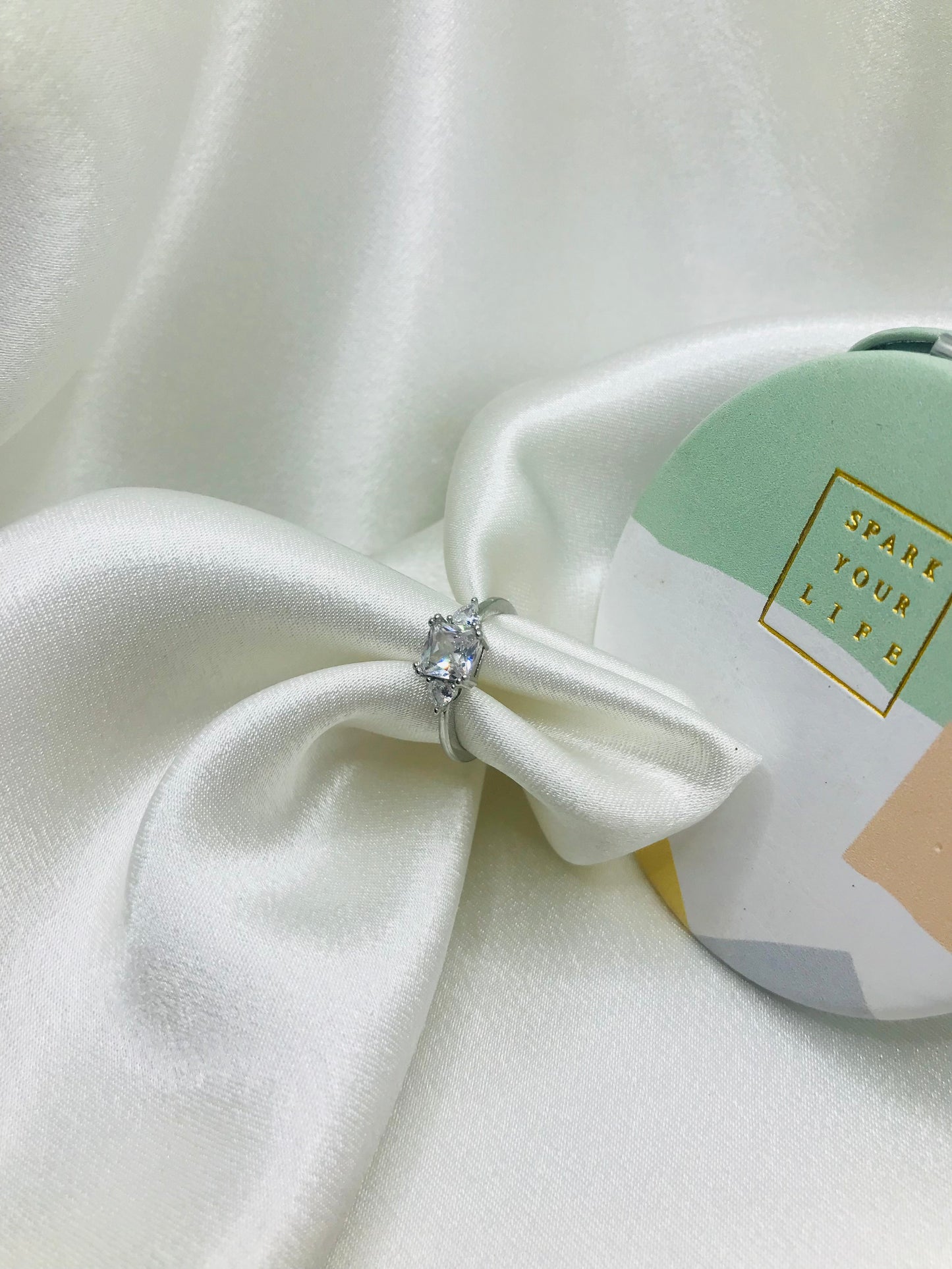 Pear-Shaped Gemstone Ring