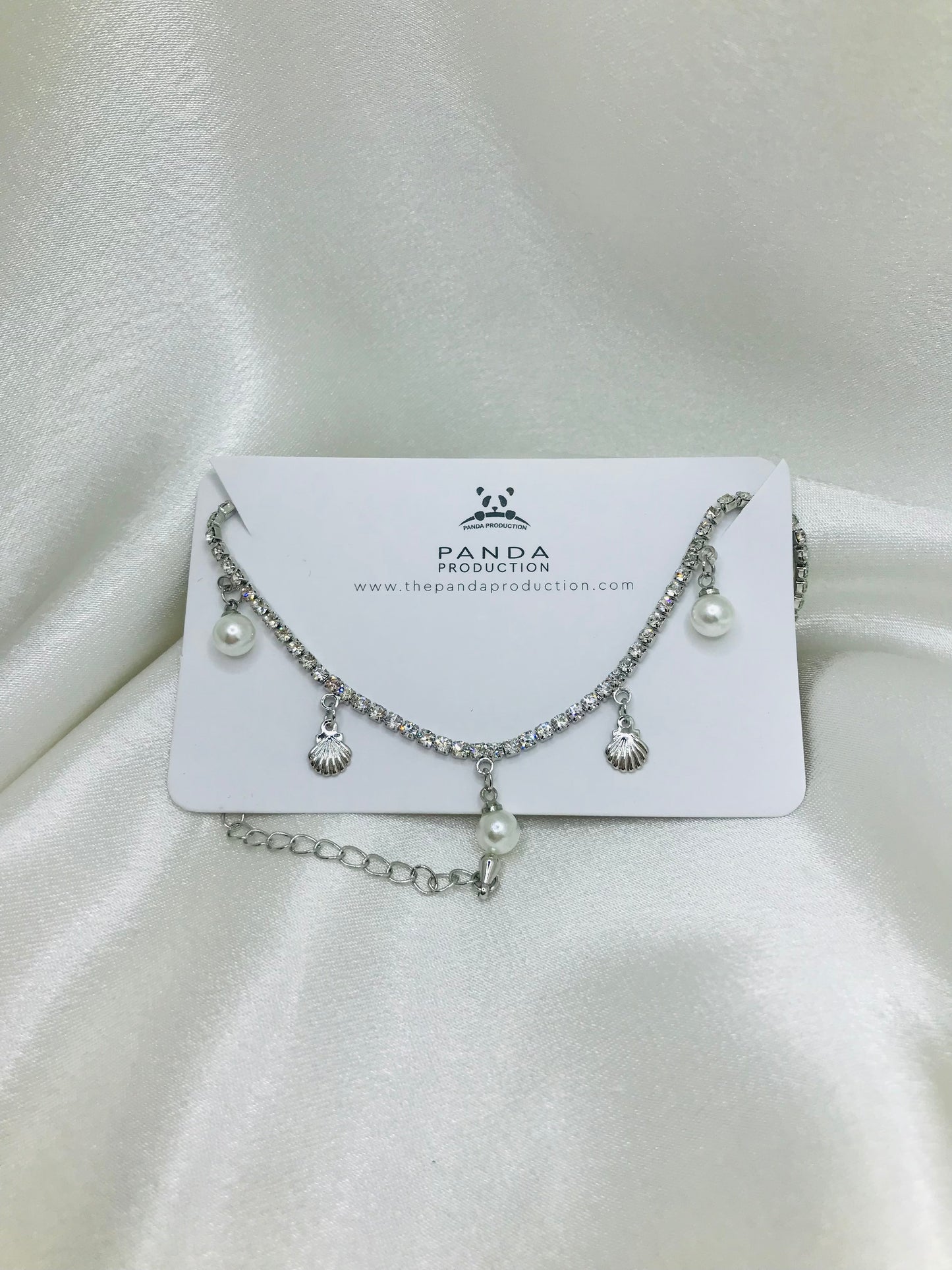 Pearl and Seashell Anklet