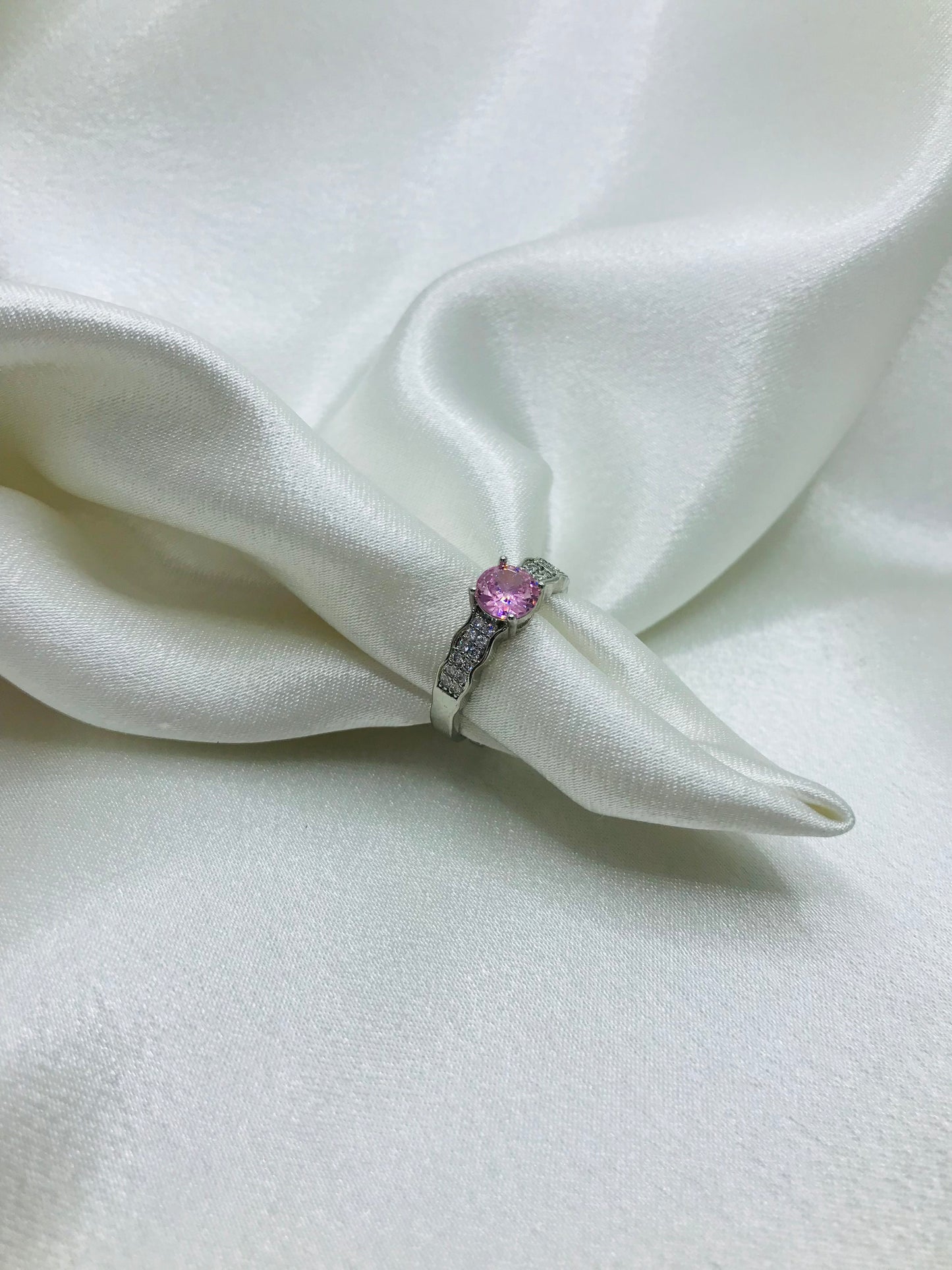 Pink Gemstone Ring