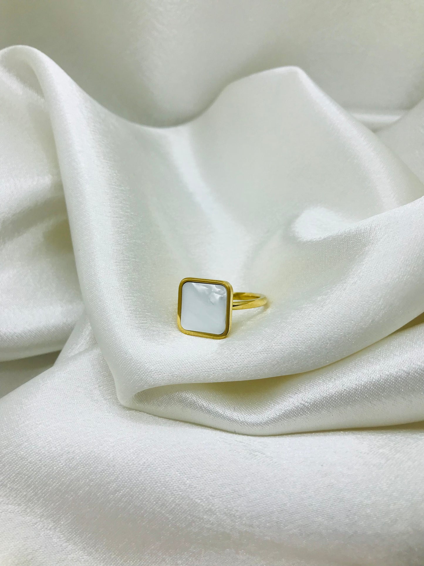 Square Gold Ring