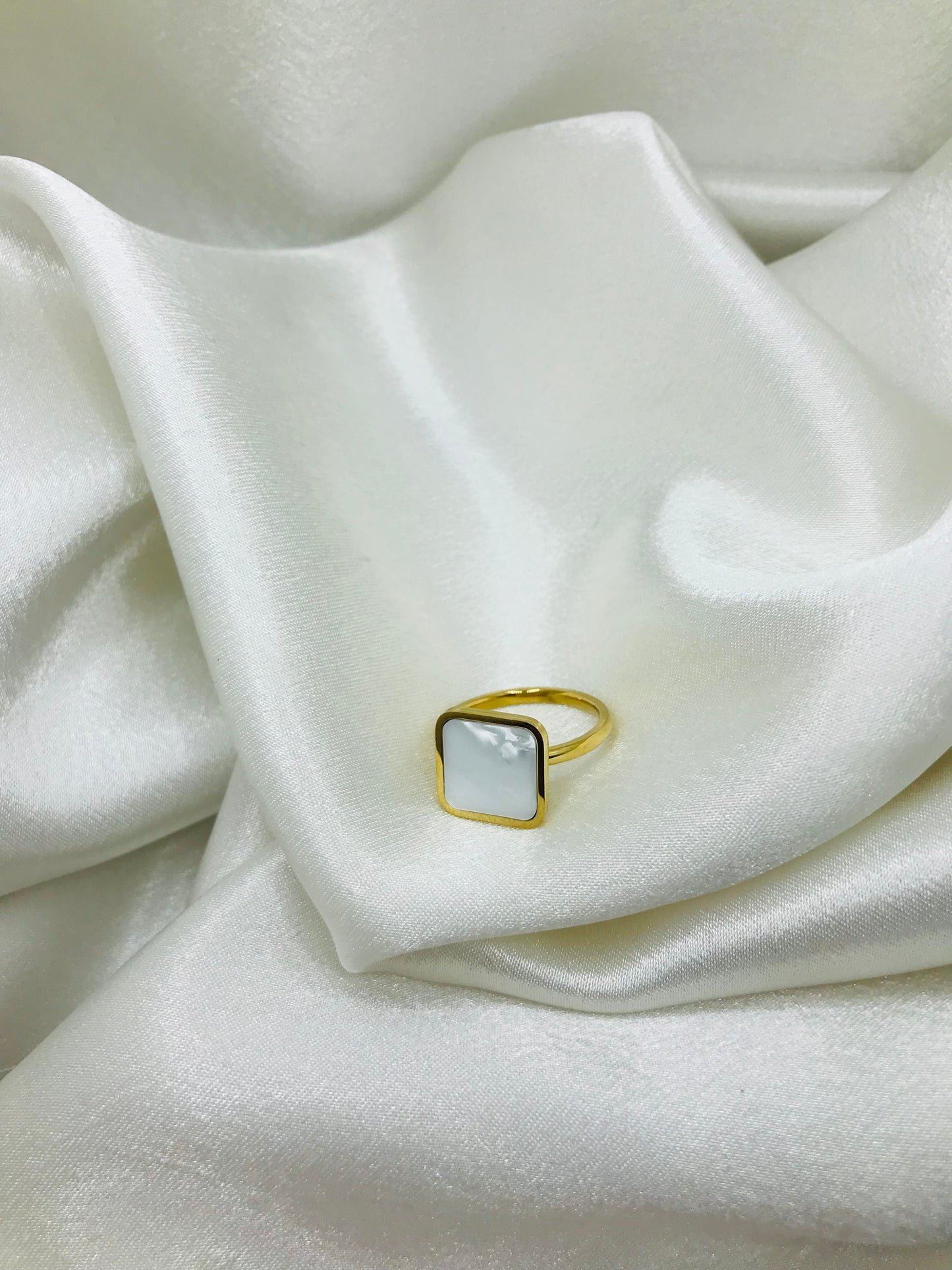 Square Gold Ring