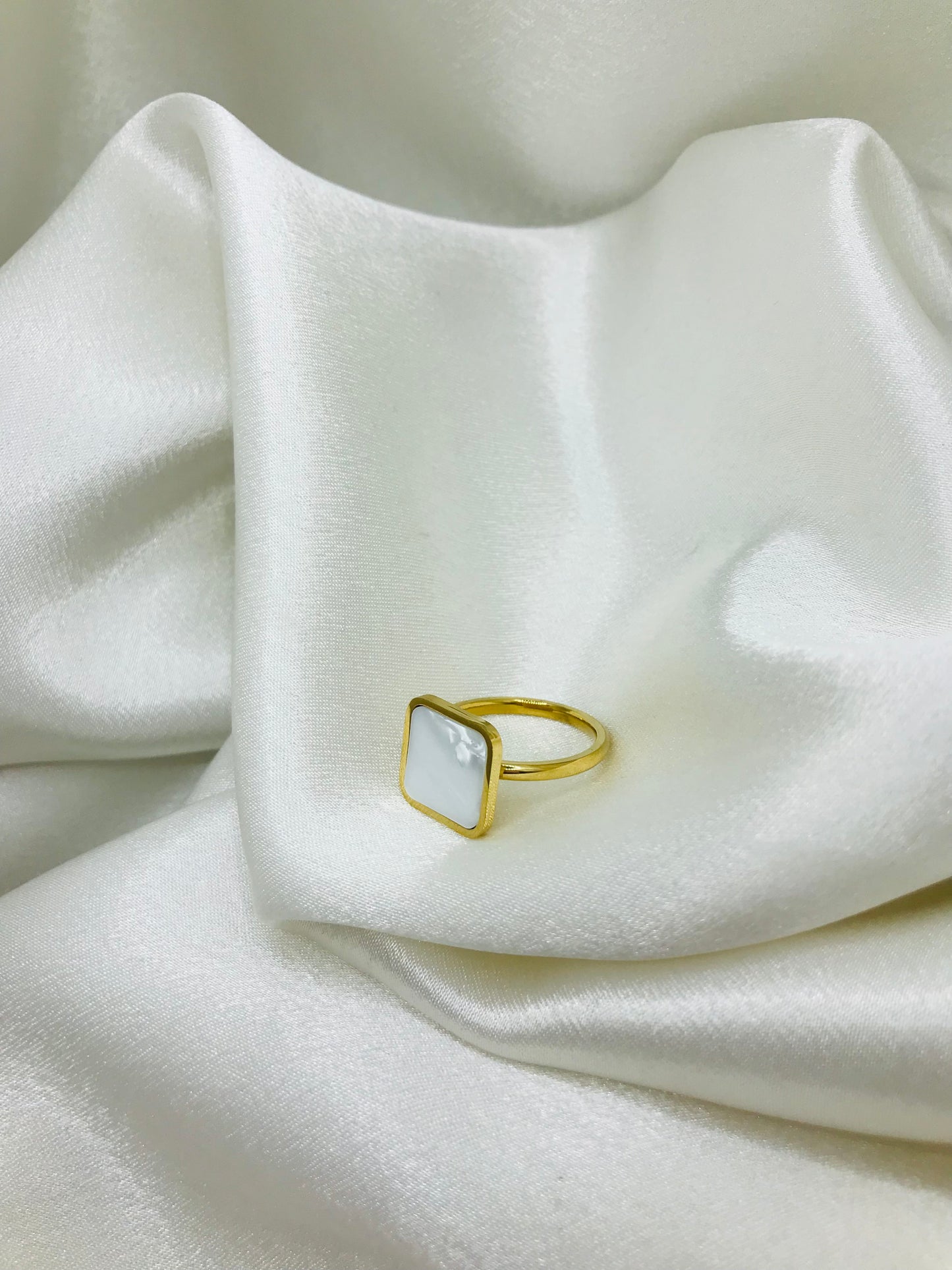 Square Gold Ring