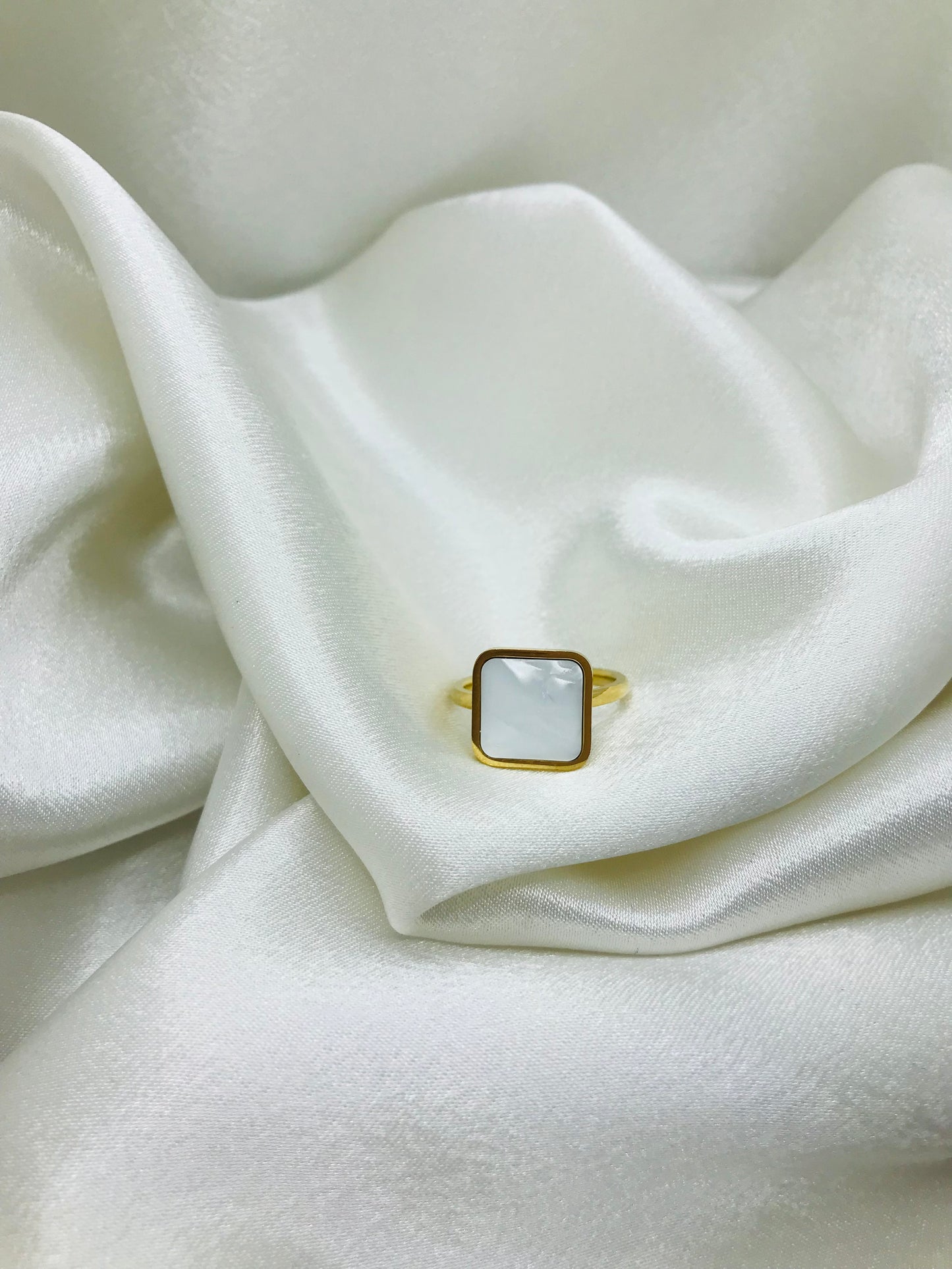Square Gold Ring