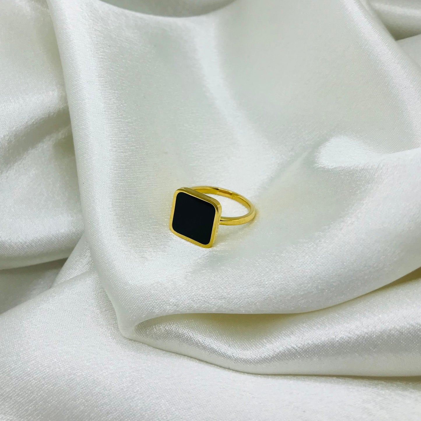 Square Gold Ring