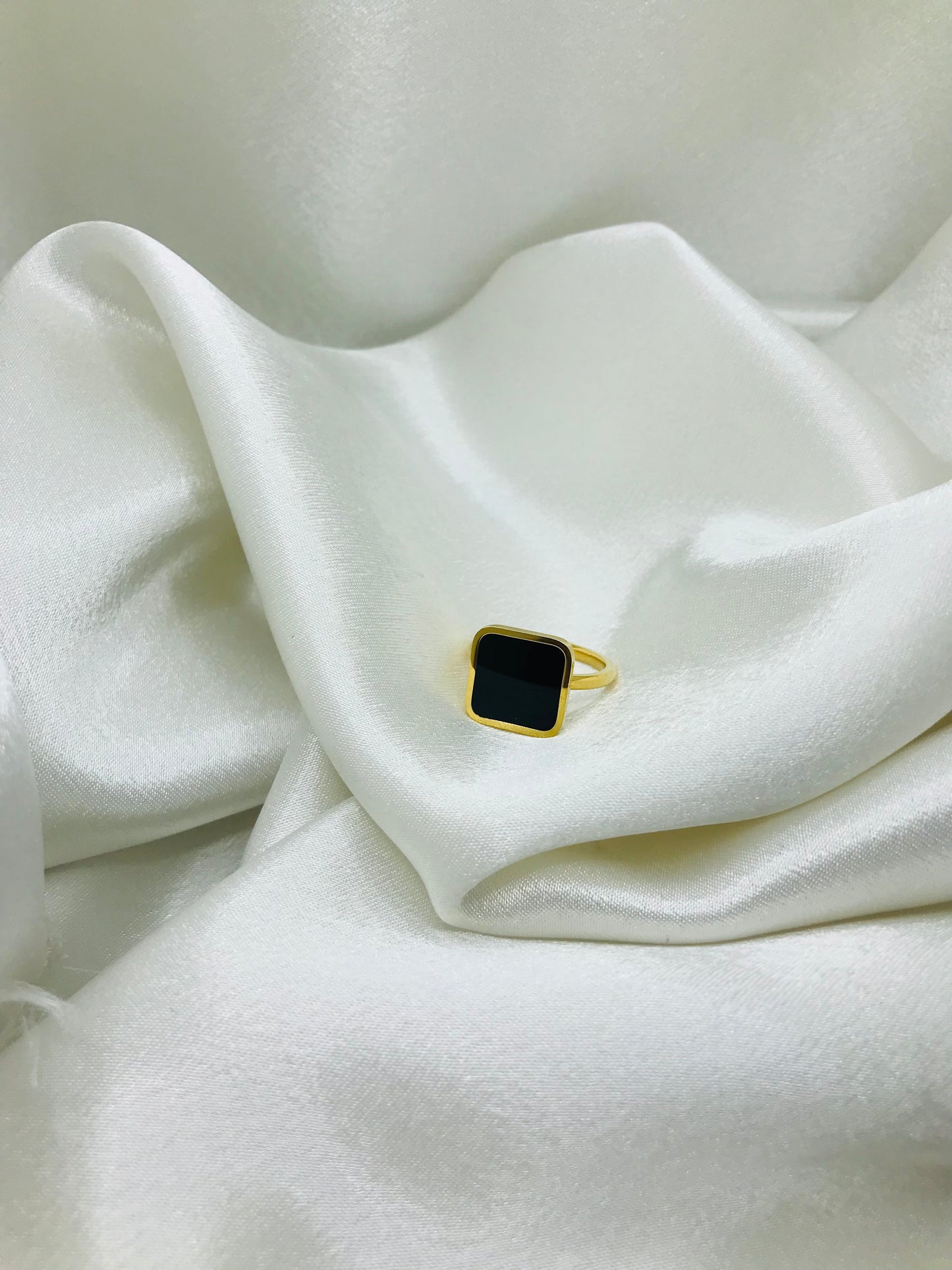 Square Gold Ring
