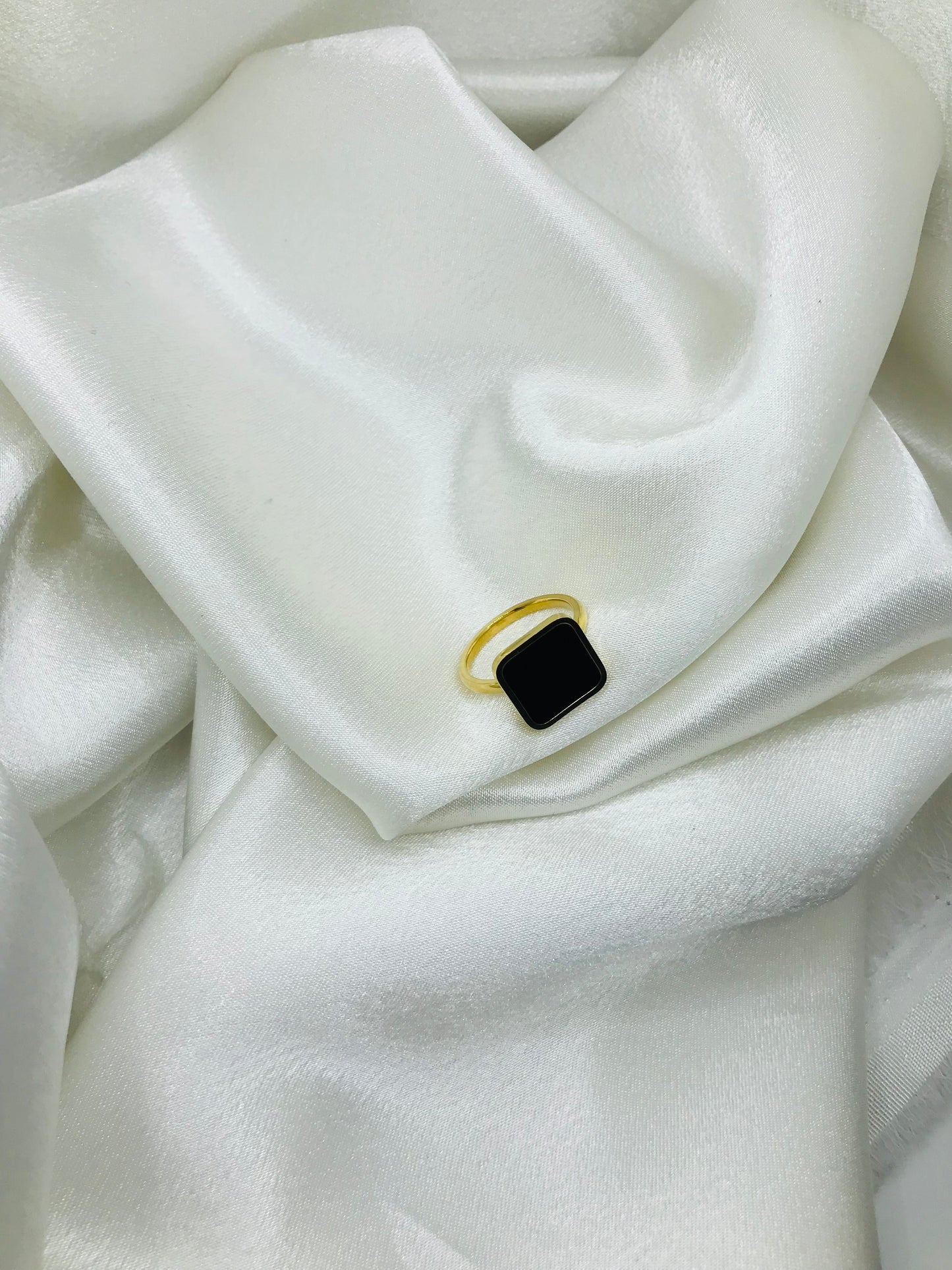 Square Gold Ring