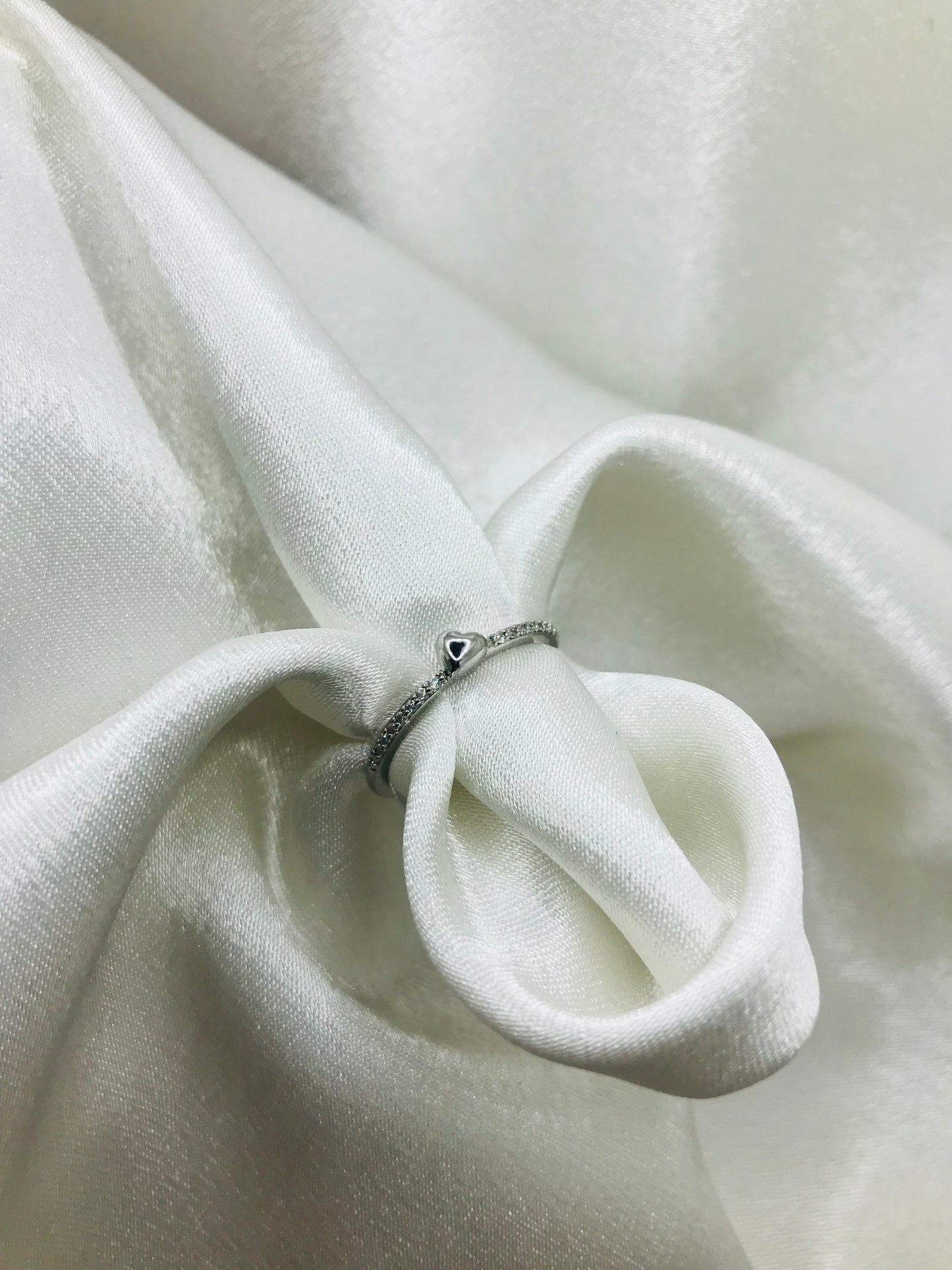 Sterling Silver Mini Heart Ring