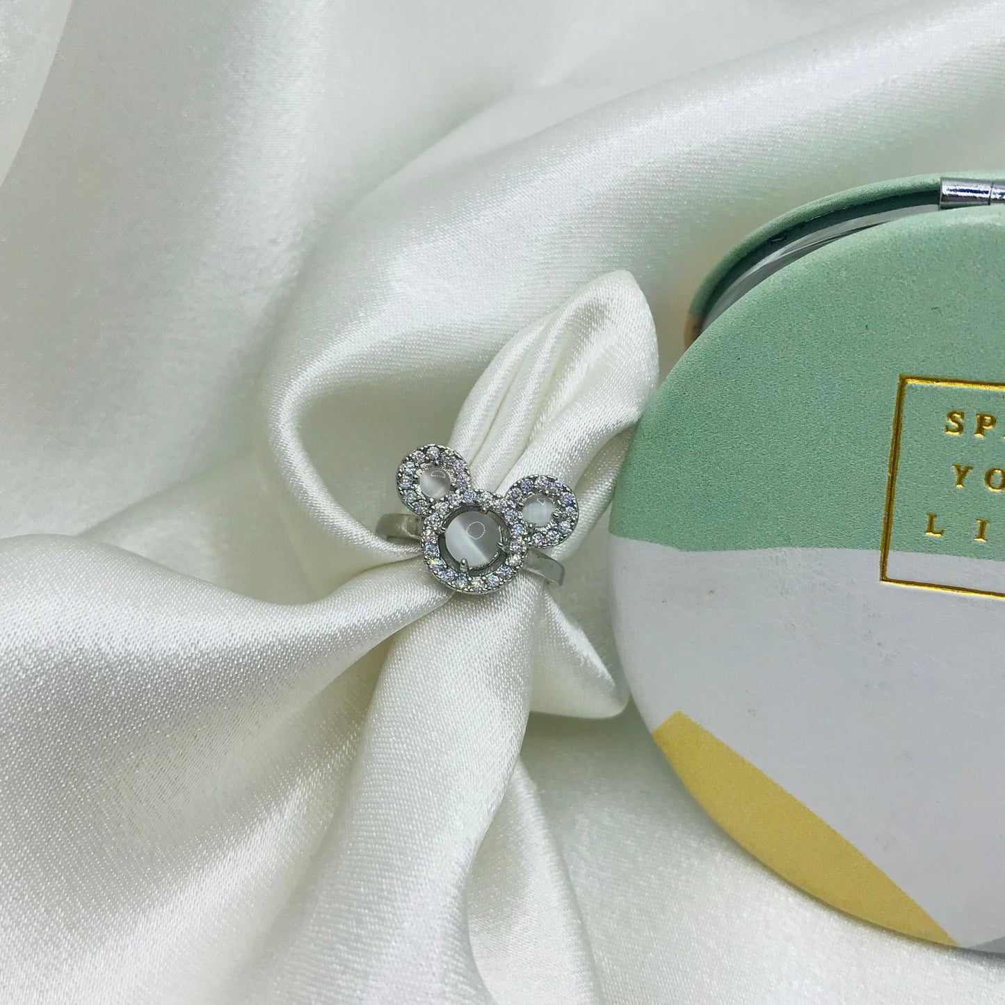 Teddy Bear Diamond Ring