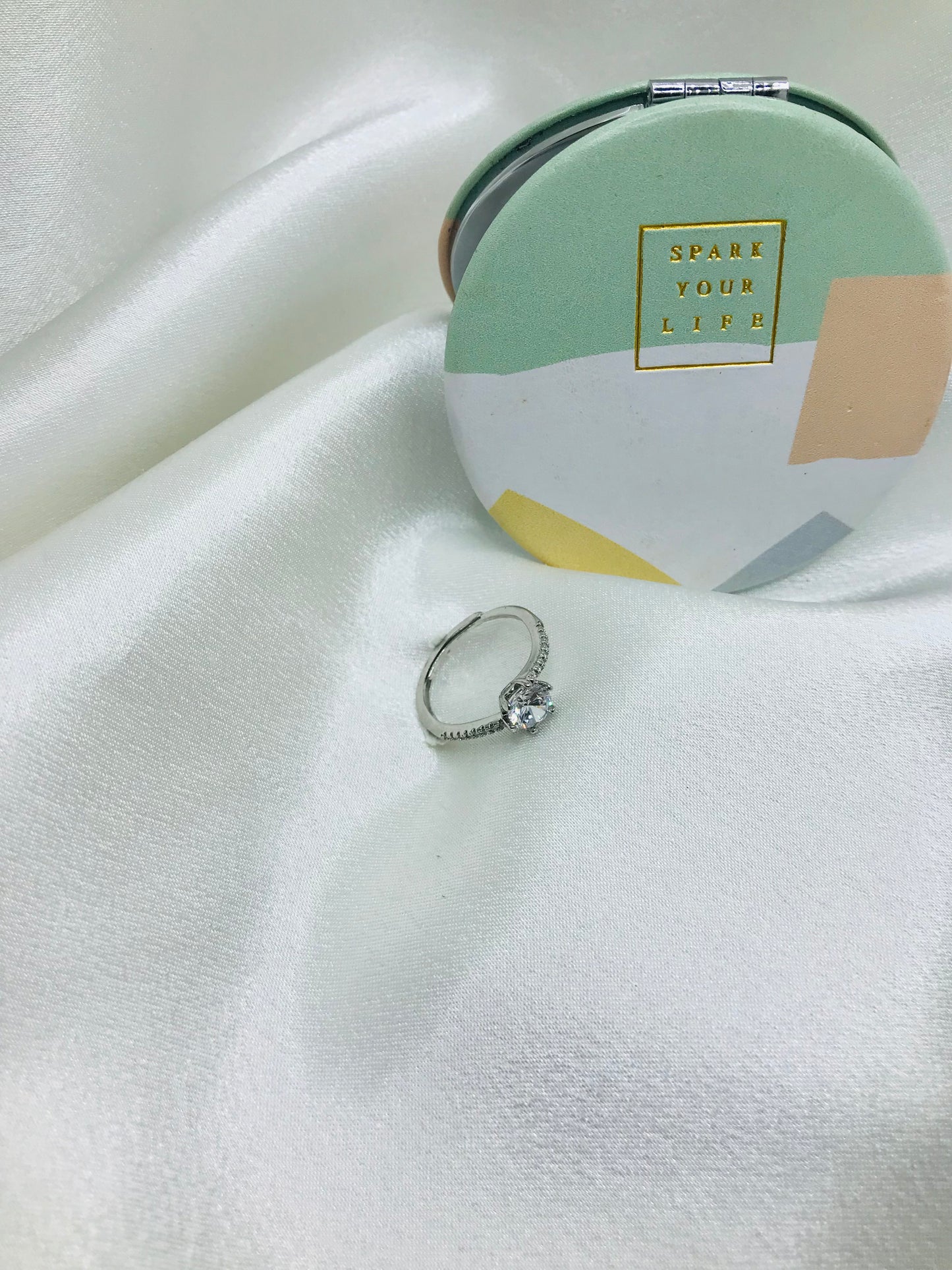 Versatile Diamond Halo Ring
