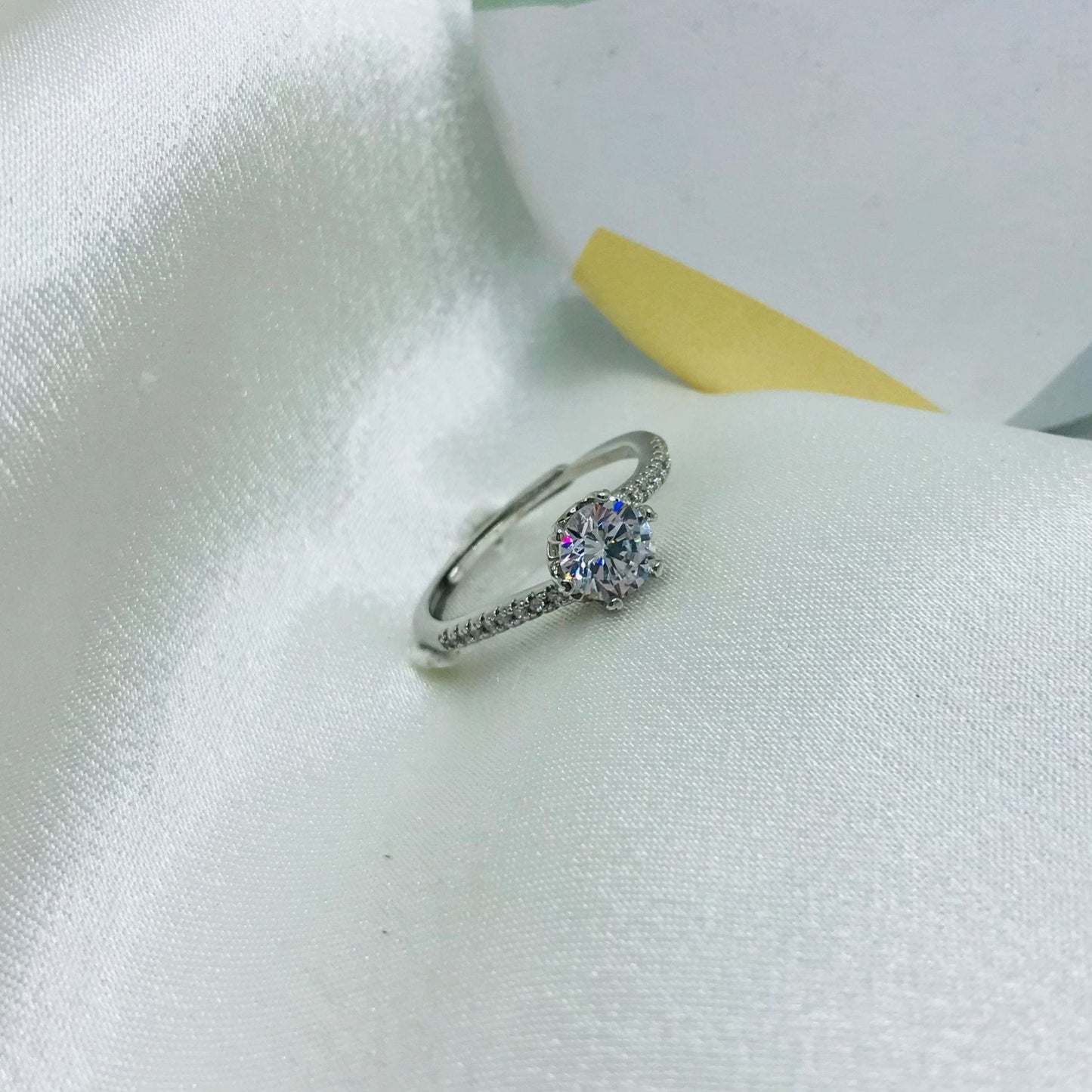 Versatile Diamond Halo Ring