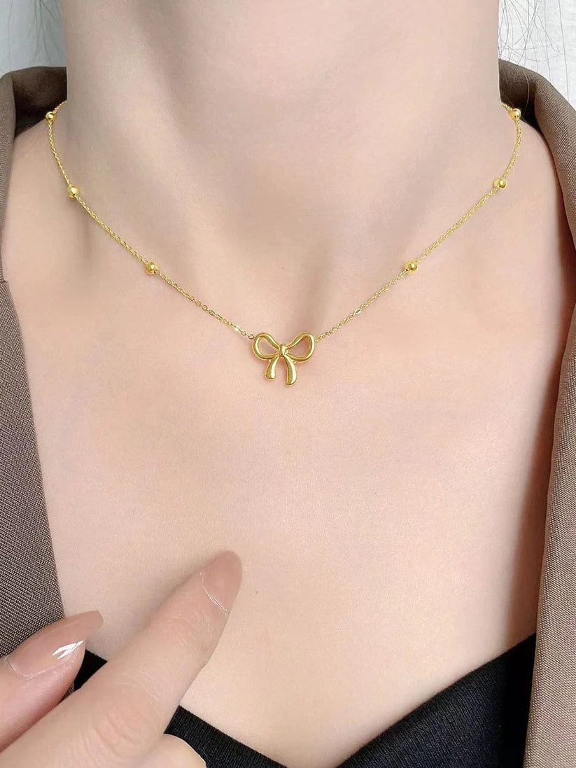 Bow stainless Pendent