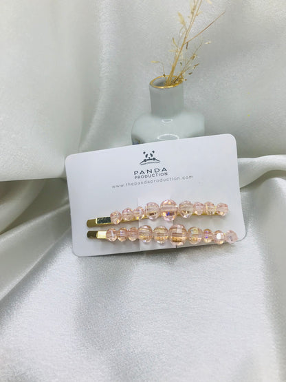 Beaded Hair Clips