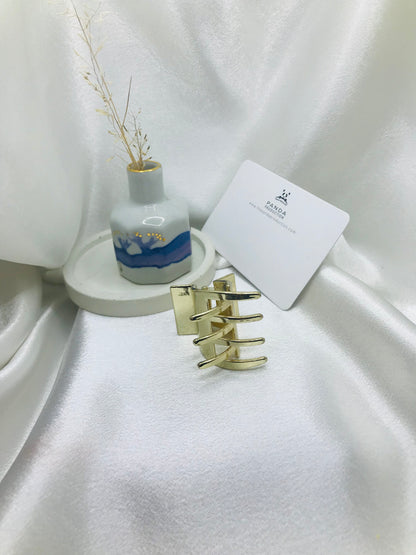 Gold and Black Hair Claw Set