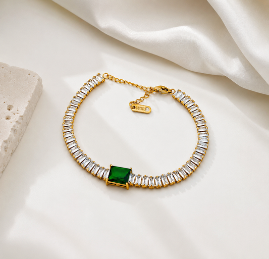 Emerald Tennis Bracelet