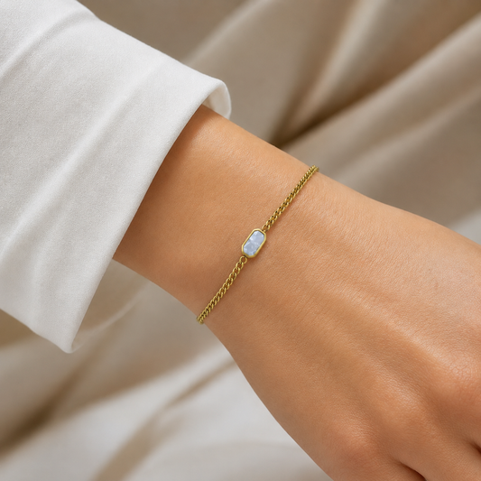 stainless goldplated bracrelet