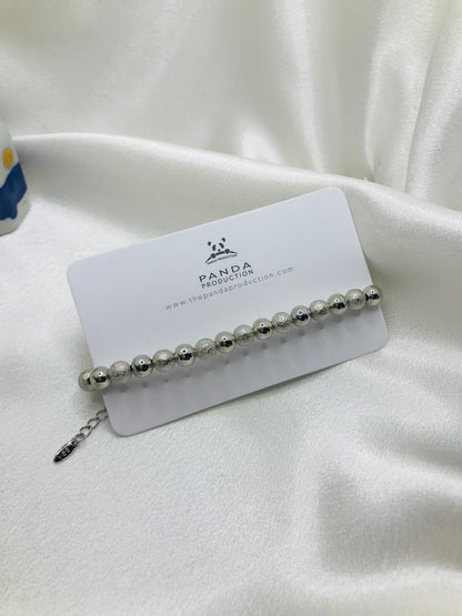 Beaded Bracelet with Anklet Set