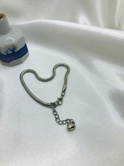 Beaded Bracelet with Anklet Set