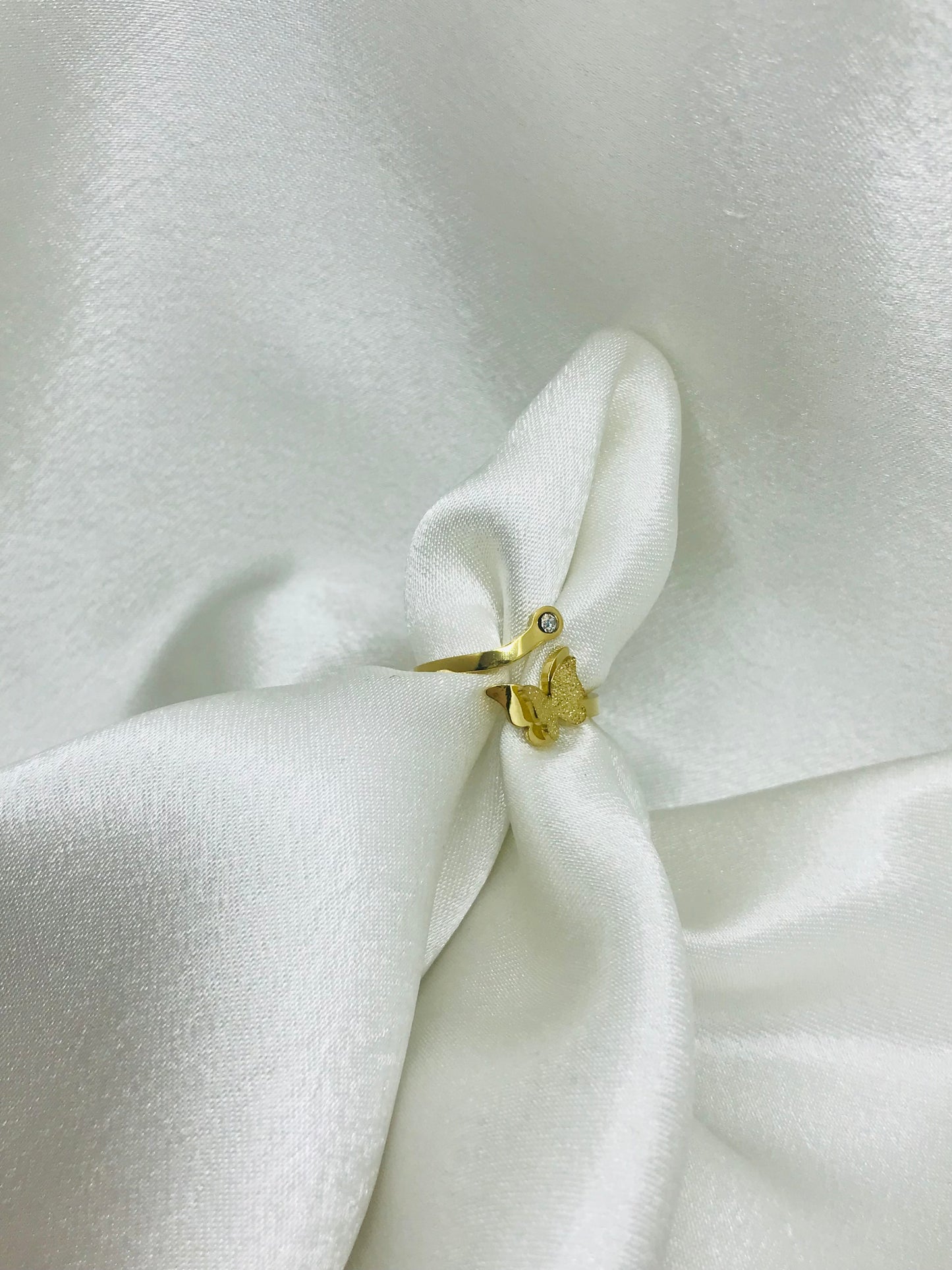 Zircon Butterfly Rings