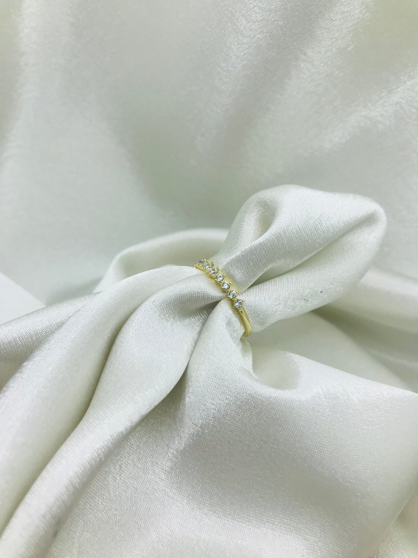 Vermeil Princess Cut Cubic Zirconia