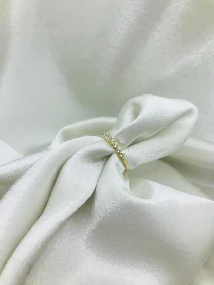 Vermeil Princess Cut Cubic Zirconia