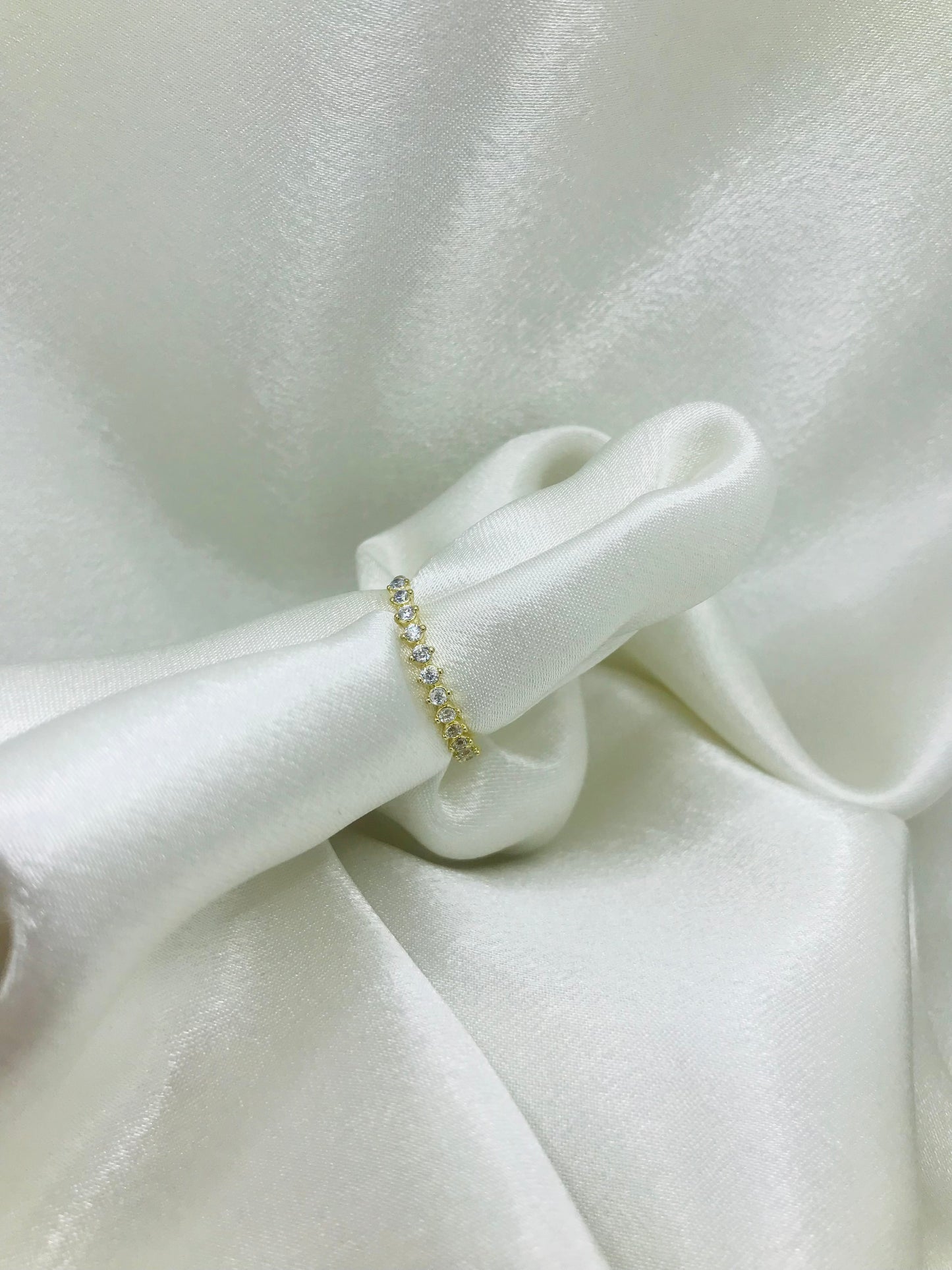 Vermeil Princess Cut Cubic Zirconia