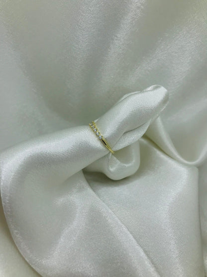 Vermeil Princess Cut Cubic Zirconia