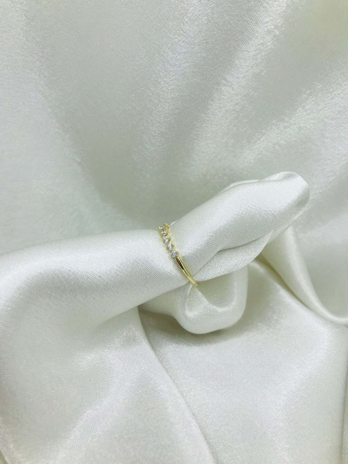 Vermeil Princess Cut Cubic Zirconia