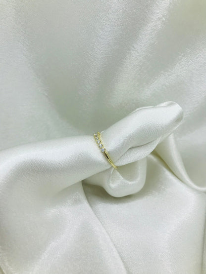 Vermeil Princess Cut Cubic Zirconia