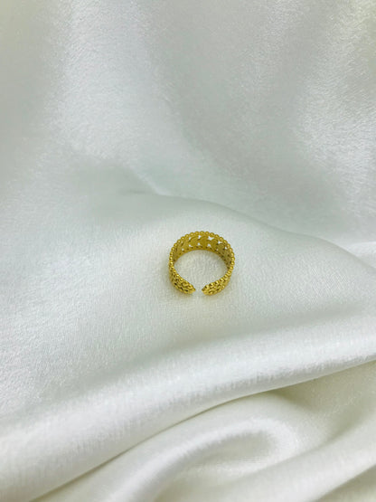 Vintage Open Leaf Ring