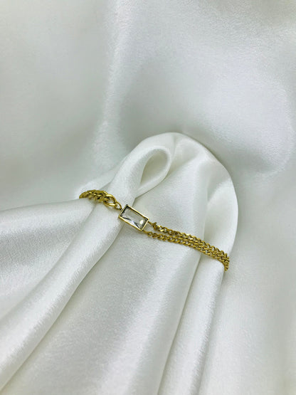 Vintage Double Chain bracelet
