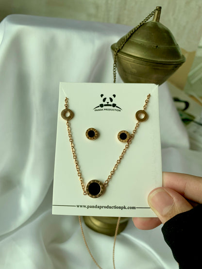 Stainless Rose Gold set