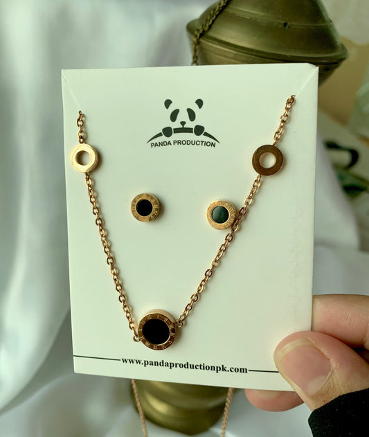 Stainless Rose Gold set