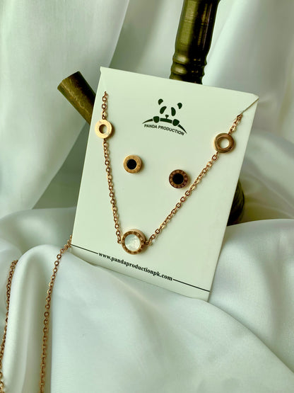 Stainless Rose Gold set