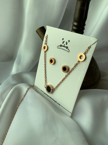 Stainless Rose Gold set