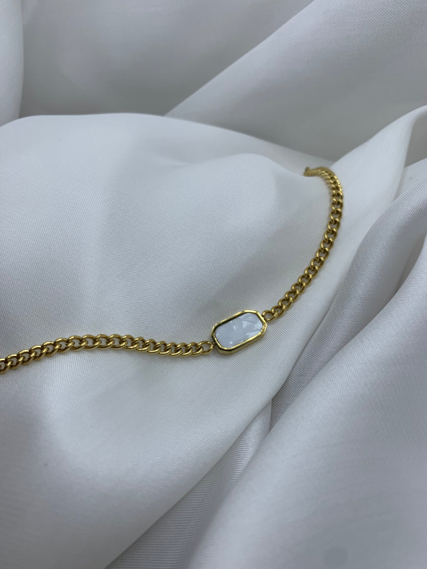 stainless goldplated bracrelet