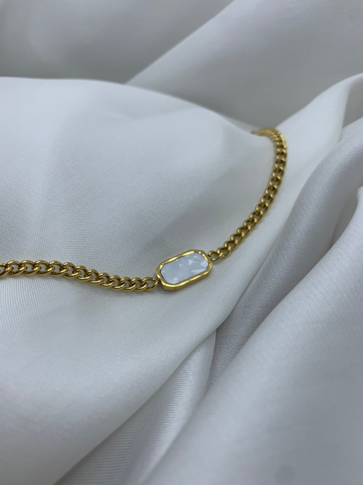stainless goldplated bracrelet