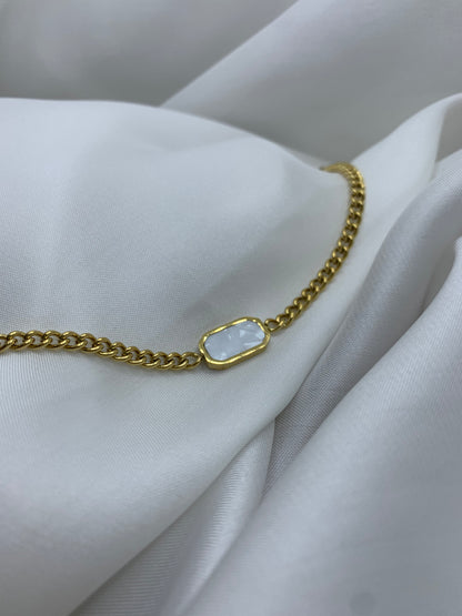stainless goldplated bracrelet