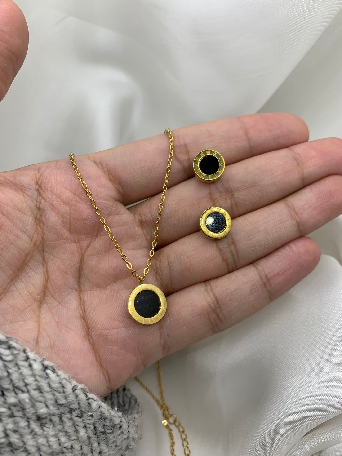 Roman stainless chain Set