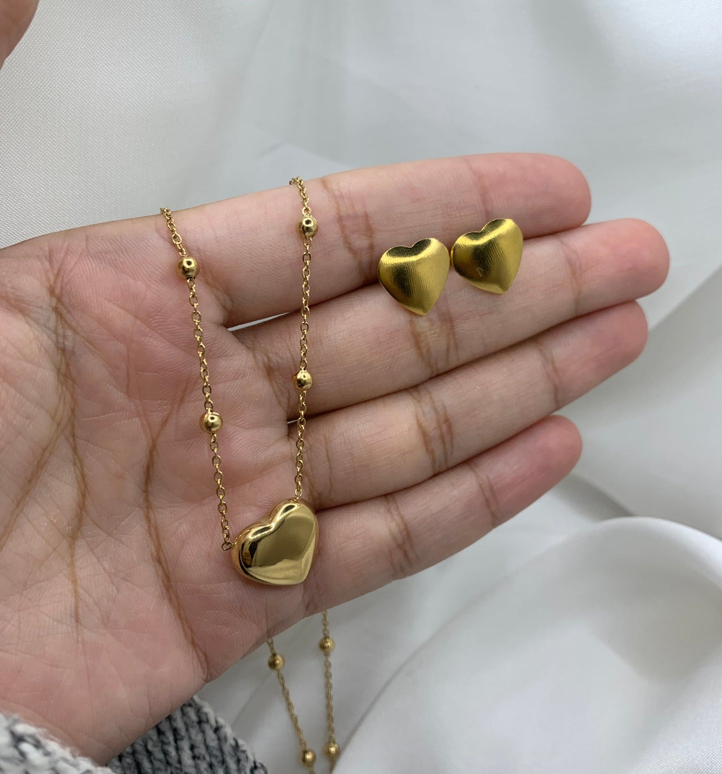 Elegant Heart pendent set